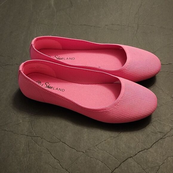 BRAND NEW SHOE LAND EVER MEMORY ROUND TOE KNITTEED WOMEN'S FLAT SHOE - Picture 7 of 16